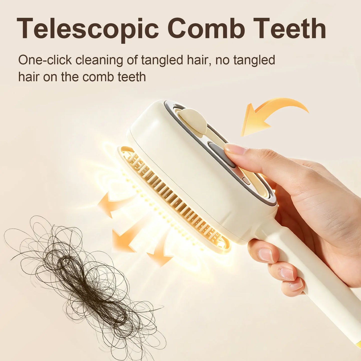 Electric Spray Air Cushion Massage Comb | Essential Oil Mist Hair Care Comb | Self-Cleaning Anti-Tangle | Anti-Static Volumizing Aromatherapy Comb,Random Color.